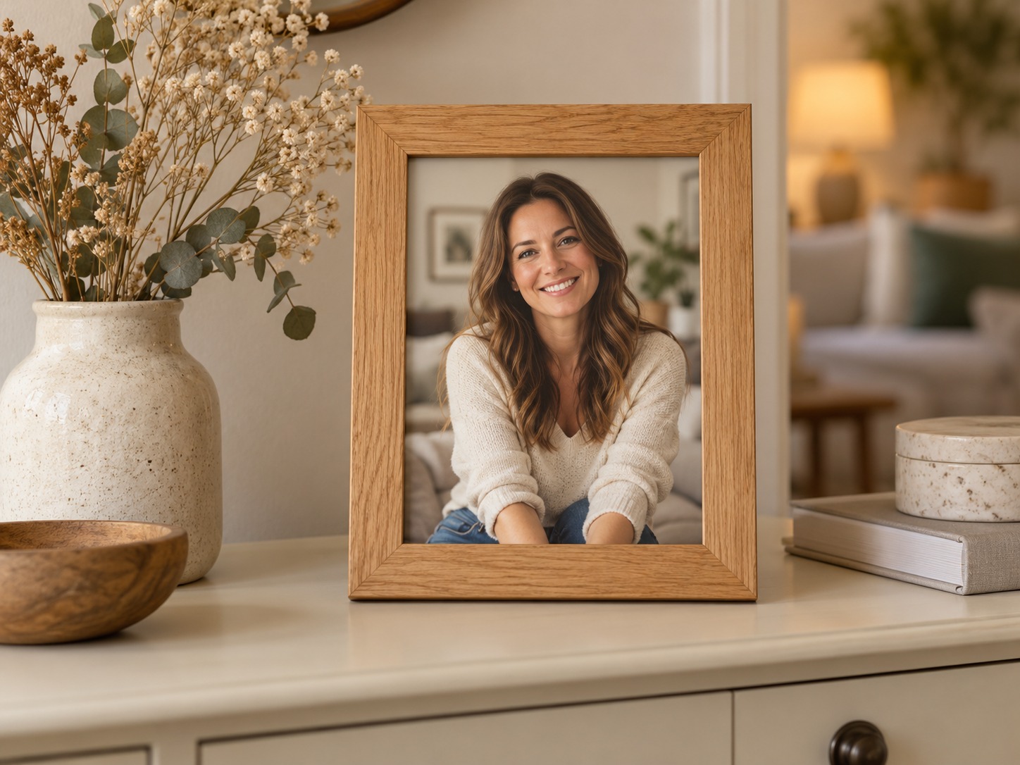 Portrait photo frame